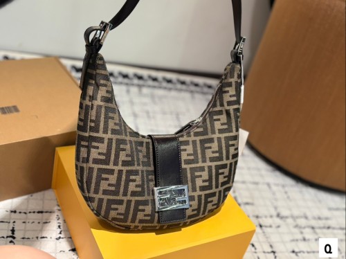 Fendi underarm bag vintage bag moon shape