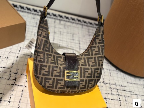 Fendi underarm bag vintage bag moon shape