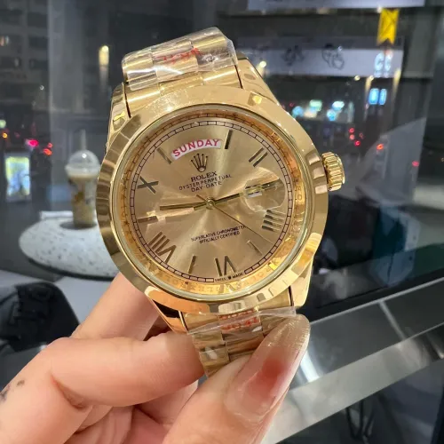 Rolex Day 41 Men's Size Week Calendar Series, imported quartz is used to ensure accurate trends!