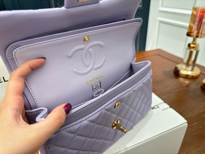 Chanel Caviar Purple