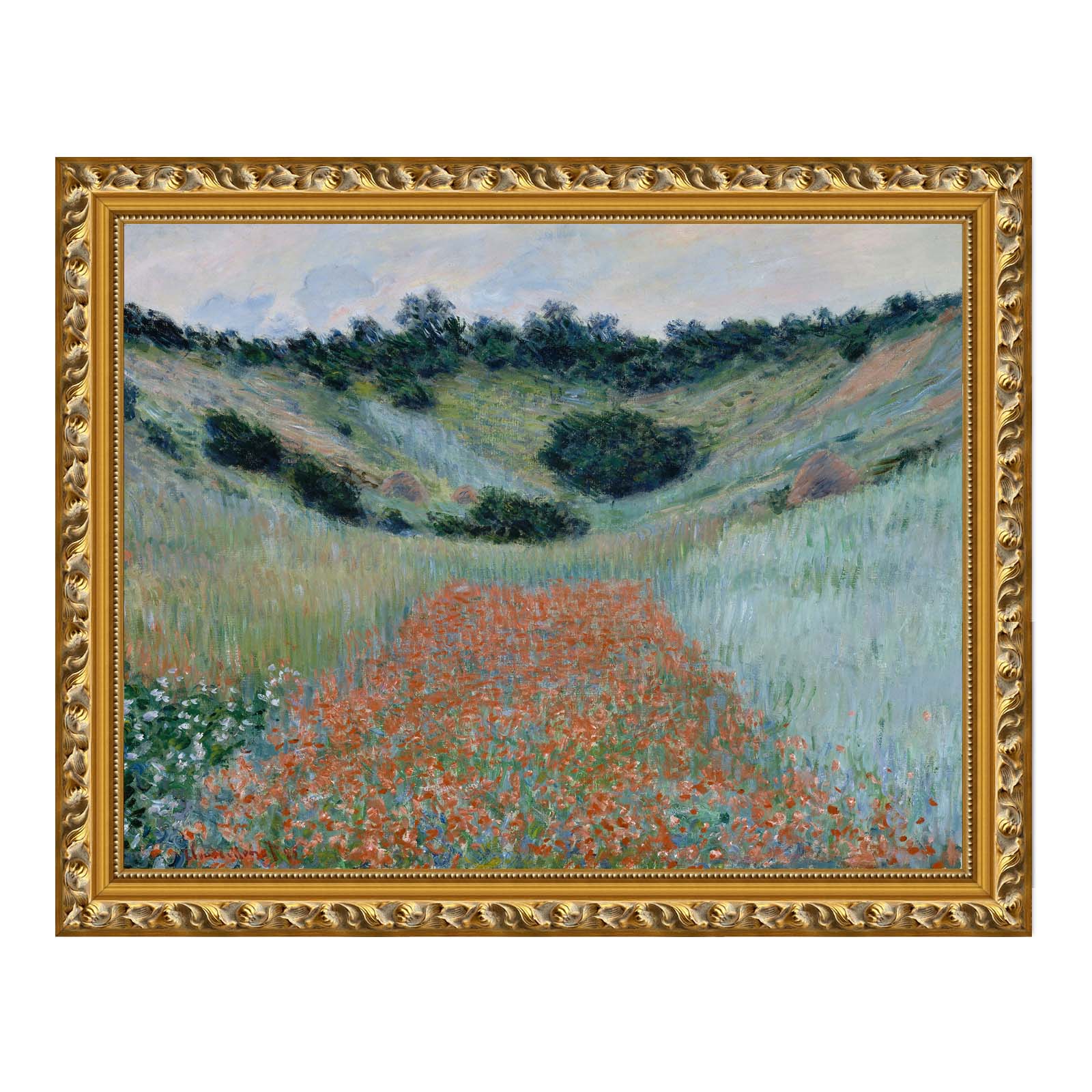 クロード・モネPoppy Field in a Hollow near Give Poppy Field in a Hollow near Giverny, 1885 by Claude Monet