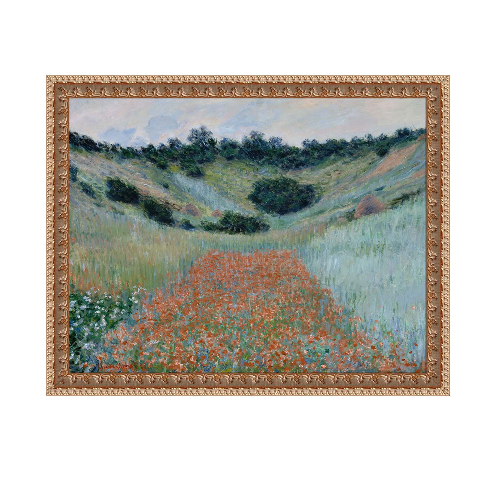 クロード・モネPoppy Field in a Hollow near Give File:Claude Monet - Poppy Field in a Hollow near Giverny