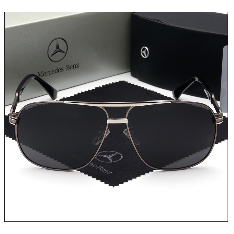 Top Grade Male Benz Polarized Sunglasses Men Brand Designer Hipster Glasses  Women UV400 Eyewear Classic Gafas Mercedes HD Driving Oculos De Sol Outdoor  Fishing Eyeglasses with Original Box