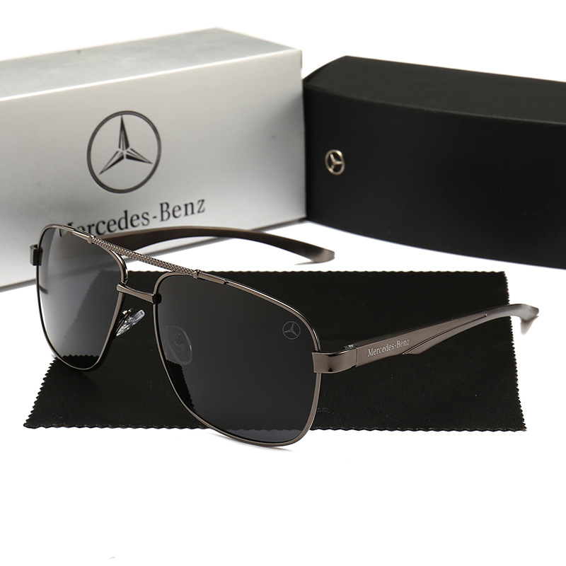 Hot Fashion Polarized Sunglasses Man Mercedes Classic Frog Mirror ...