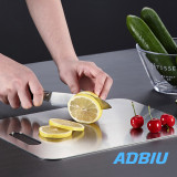 Stainless Steel Fruit Cutting Board for Choping Kitchen Butcher Block for Meat
