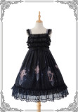 Grove Deer -Star Dust- Sweet Lolita Constellation Themed JSK Jumper Skirt Dresses Version I from Different Hemline