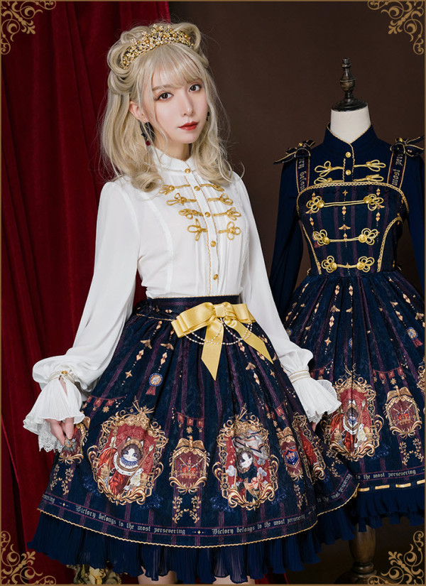 Uwowo -Coronation of Brumaire- Classic Lolita Skirt
