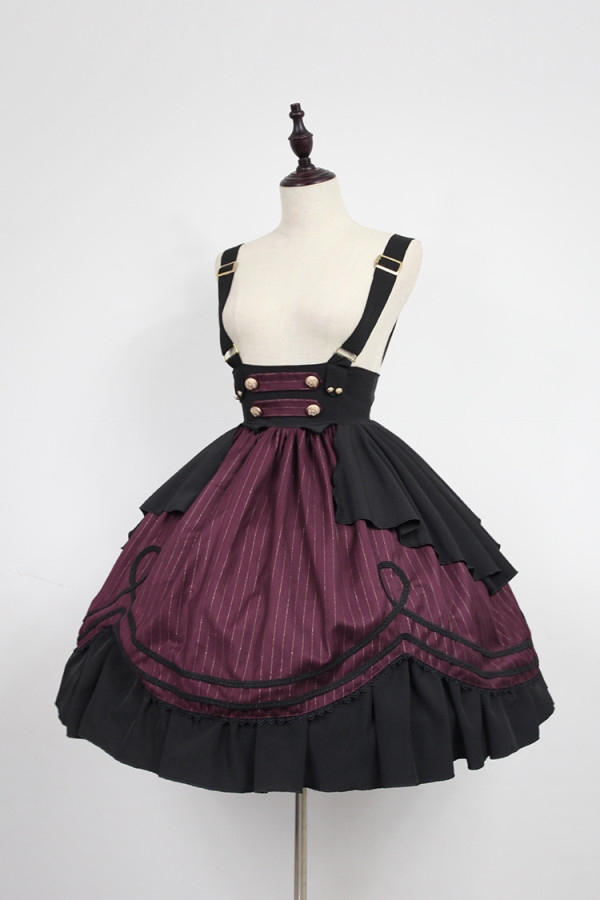 Neverland -Morningstar Idol Academy- Sweet Lolita High Waist Salopettes