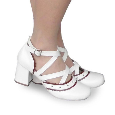 US$ 52.99 - Antaina - Classic Lolita Heels Shoes Sandals - www ...