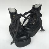 Antaina - Punk Lolita Cow Leather High Platform Boots