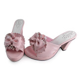 Antaina - Sweet Lolita Heels Shoes Sandals With Bows