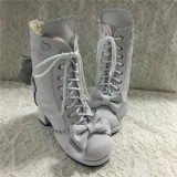 White (6.3cm heel + 1.5cm platform）