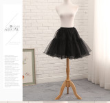 A-line Shaped 48cm Long Glass Yarn Puffy Lolita Petticoat