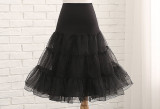 A-line Shaped 60cm Long Glass Yarn  Lolita Petticoat