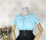 Sweet Off Shoulder High Waist Lolita Blouse