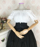 Sweet Off Shoulder High Waist Lolita Blouse