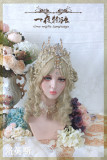 One Night Language - The Crown of Laurence -  Vintage Classic Lolita Crown(Gold Version)