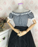 Sweet Off Shoulder High Waist Lolita Blouse