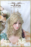 One Night Language - The Crown of Laurence -  Vintage Classic Lolita Crown(Gold Version)