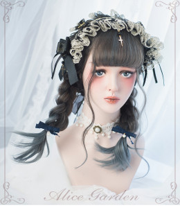 Alice Garden - 45cm Middle Length Curly Wavy Lolita Wig