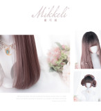 Alice Garden - Mikkeli 60cm Long Straight Rose Gold Lolita Wig