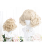 Alice Garden - 62cm Long and 32cm Short Curly Wavy Blonde Lolita Wig