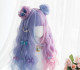 Alice Garden - 65cm Long Curly Wavy Sweet Colored Pastel Rainbow Lolita Wig