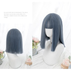Alice Garden - Straight Grayish Blue Lolita Wig