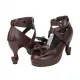 Angelic Imprint - Classic High Stiletto Heel Lolita Shoes with Removable Bow