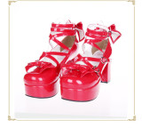 Angelic Imprint - Lolita High Chunky Heel Platform Round Toe Lolita Shoes