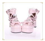 Angelic Imprint - Lolita High Chunky Heel Platform Round Toe Lolita Shoes
