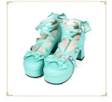 Angelic Imprint - Lolita High Chunky Heel Platform Round Toe Lolita Shoes