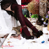 Classical Puppets - Over Knee Cotton Gothic Lolita Stocking for Autumn and Winter