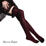 Classical Puppets - Over Knee Cotton Gothic Lolita Stocking for Autumn and Winter