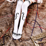 Classical Puppets - Dancing Over Knee Classical Lolita Stocking for Autumn and Winter