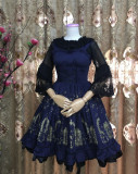 Chiffon Long Flare Lace Sleeve Classical Vintage Lolita Blouse