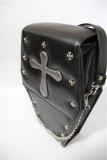 Loris - Cross Black Gothic Lolita Bag(Crossbody and Backpack Available)