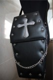Loris - Cross Black Gothic Lolita Bag(Crossbody and Backpack Available)