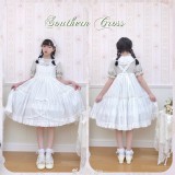 Southern Cross - Sweet Heart - Sweet High Waist Lolita Over Skirt