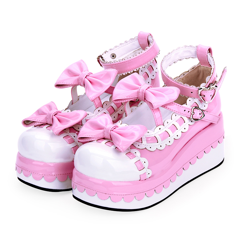 US$ 68.99 - Angelic Imprint - High Heel Round Toe Buckle