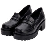 Angelic Imprint - Middle Chunky Heel Round Toe Classic Platform Lolita Shoes