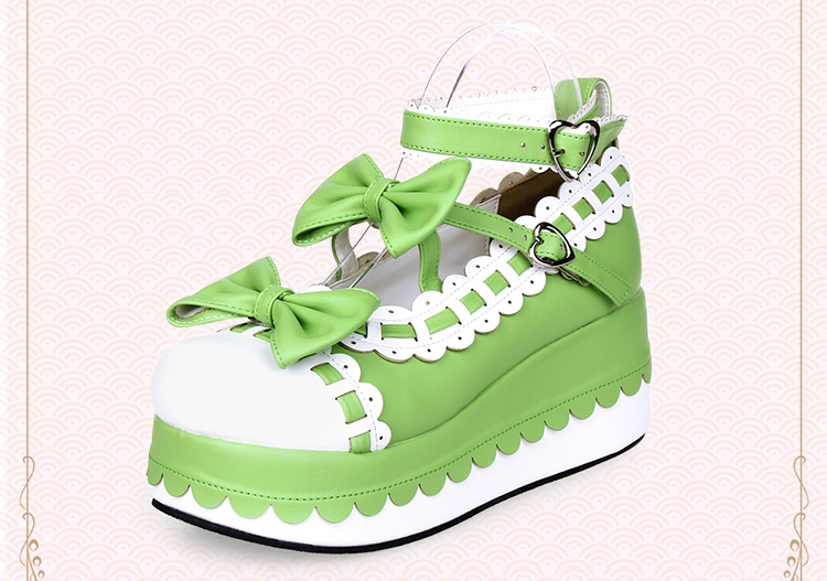Angelic Pretty　コルク底シューズ　ゴールド　未使用 スポッと履ける煌めく刺繍糸のメッシュスニーカー – ONE PEACE