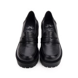 Angelic Imprint - Middle Chunky Heel Round Toe Classic Platform Lolita Shoes