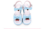 Angelic Imprint - Middle High Heel Open Toe Buckle Sweet Lolita Platform Sandals with Bow