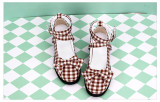 Angelic Imprint - Round Toe Buckle Sweet Lolita Flat Shoes with Bow