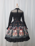 Meware - Gothic Long Sleeve Lolita OP One Piece Dress