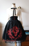 Surface Spell - Judgment Day- Gothic High Waist Knee Lolita Skirt for Autumn and Winter