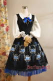 Surface Spell -Dancing Rose- Embroidery Gothic Lolita JSK Jumper Skirt