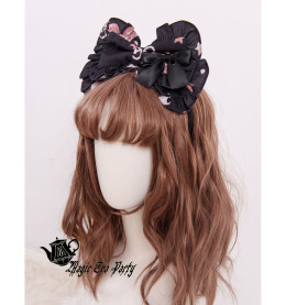 Magic Tea Party -Chocolate Rabbit- Sweet Lolita Headdress(Headbow, Bow hairpin)