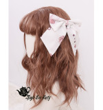 Magic Tea Party -Chocolate Rabbit- Sweet Lolita Headdress(Headbow, Bow hairpin)